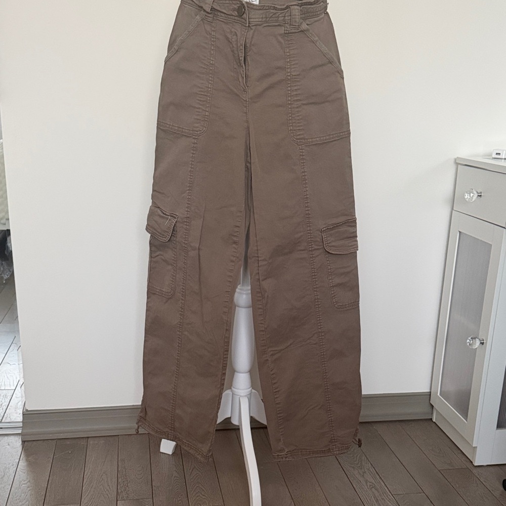 Nicole Miller Brown Cargo Pants